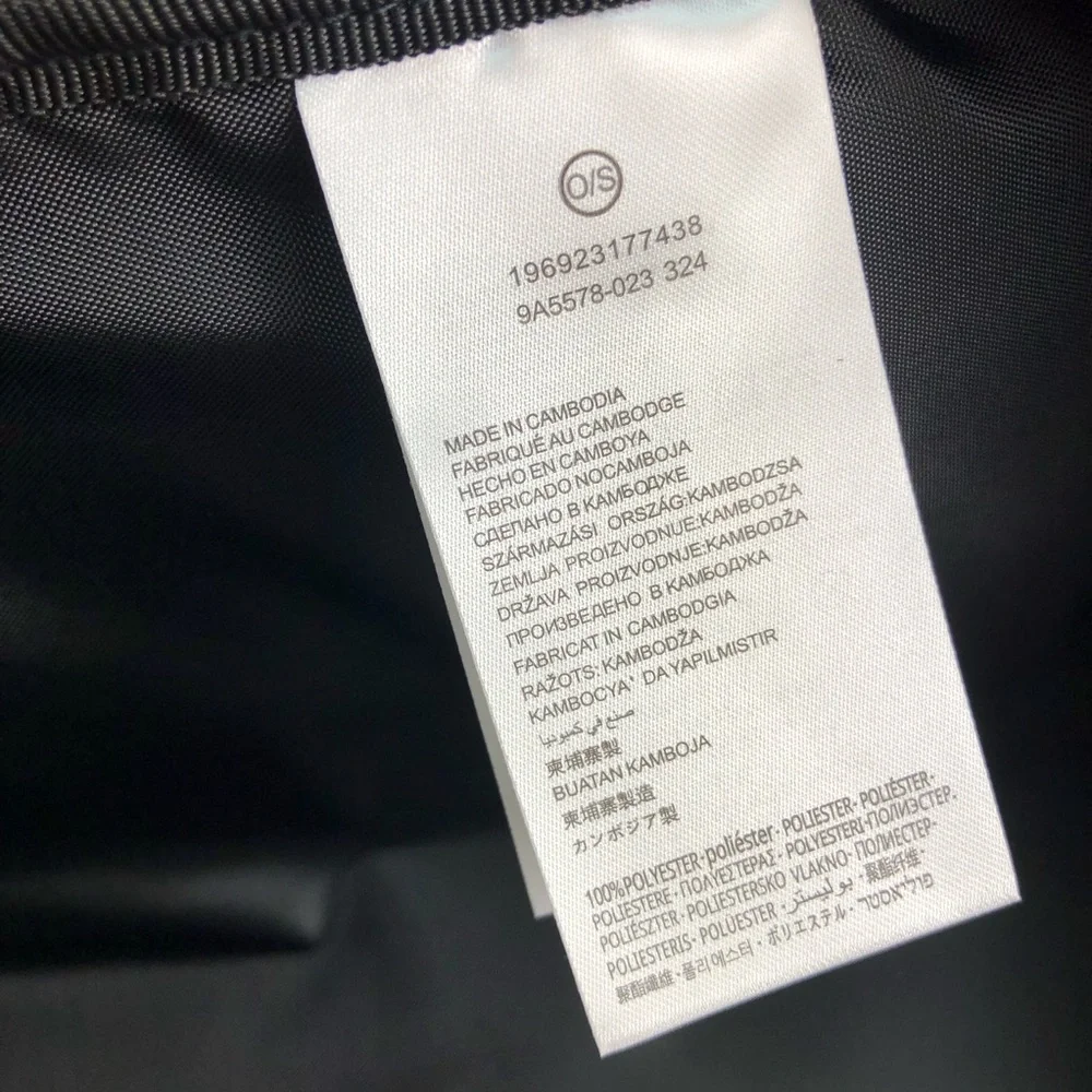 Converse Varsity Black Backpack with Blue Accents